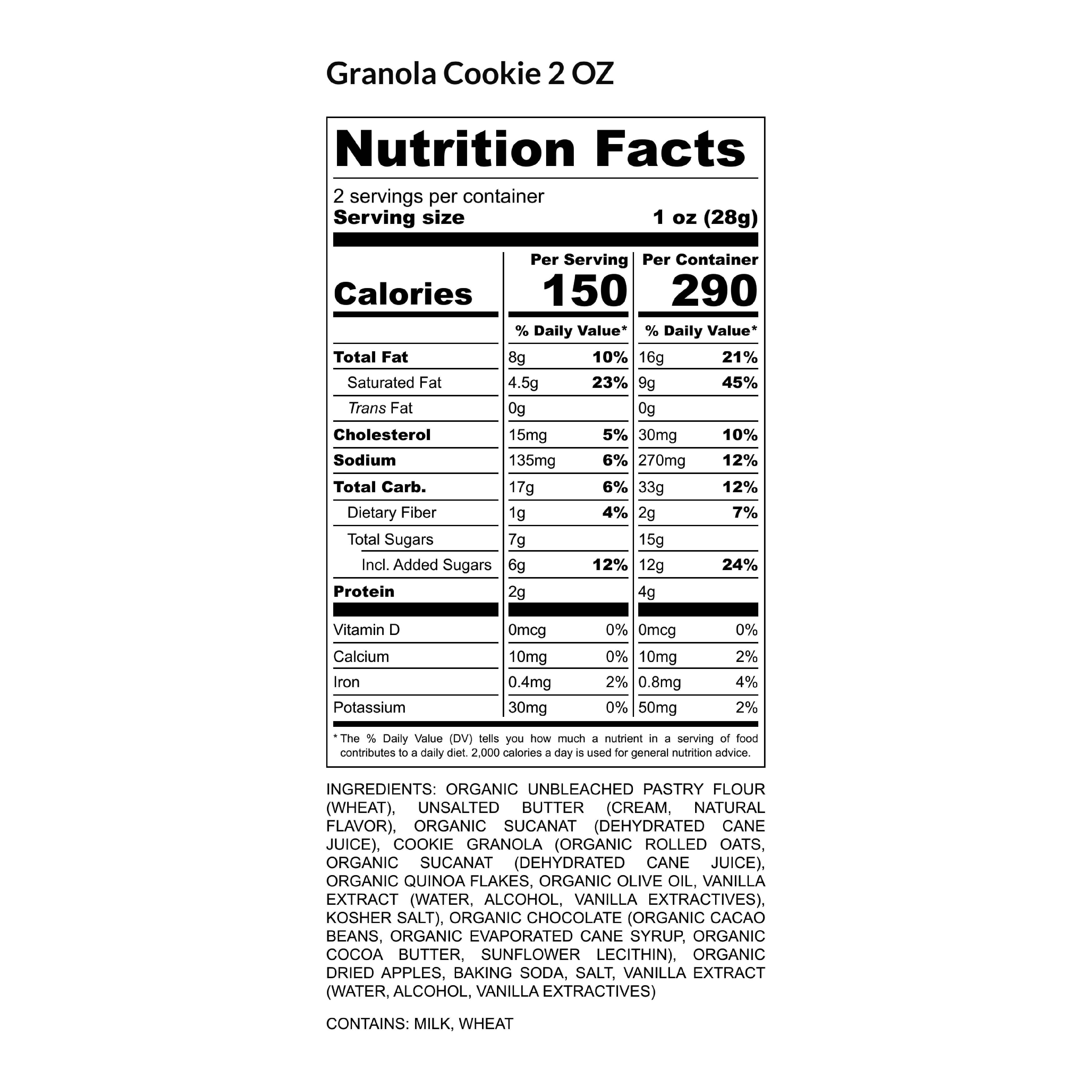 Little Apple Treats - Wholesale Cookie - Chocolate Chip + Granola Cookies Mini—Taking a Pause!1