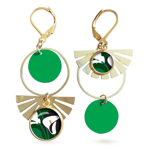 Isis Arum - Gold (chirurgischer Stahl*) für den Großhandel von Les Jolies d'Emilie