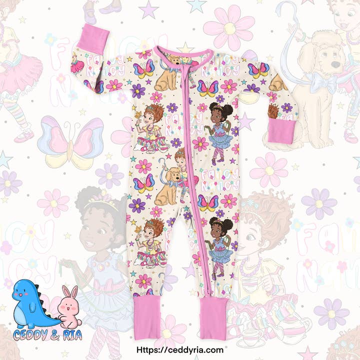 Nancy bamboo convertible zippy romper for wholesale by CEDDY & RIA