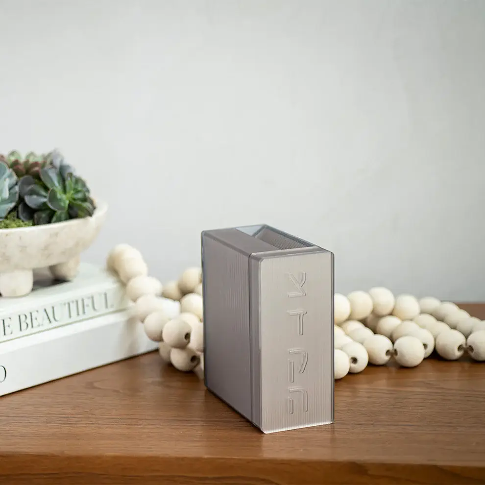 Apeloig Collection - Wholesale Decorative Box - Tzedakah Box Smoke4