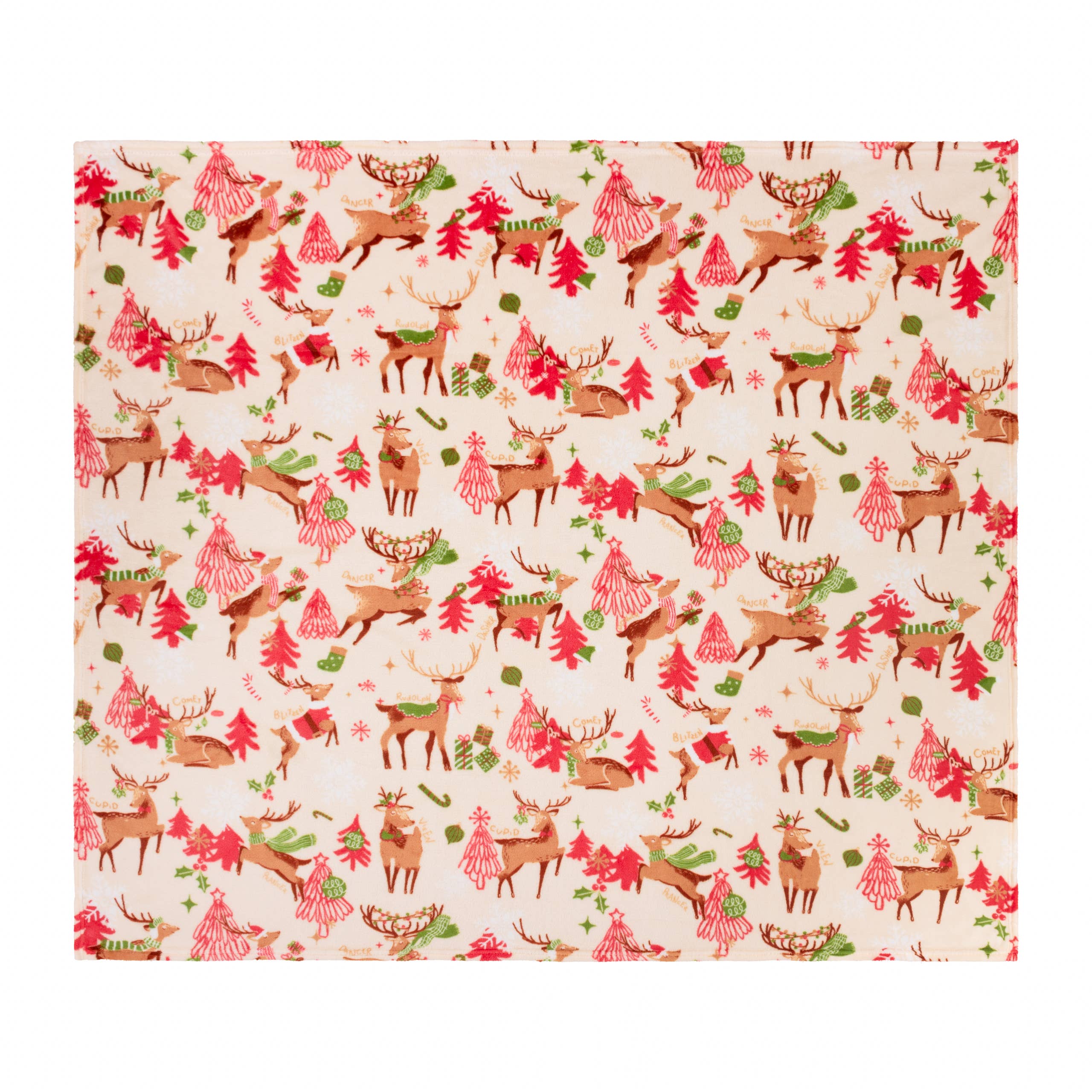 Multi Plaid en polaire imprimé Équipe de traîneau Multicolore en vente sur Faire1