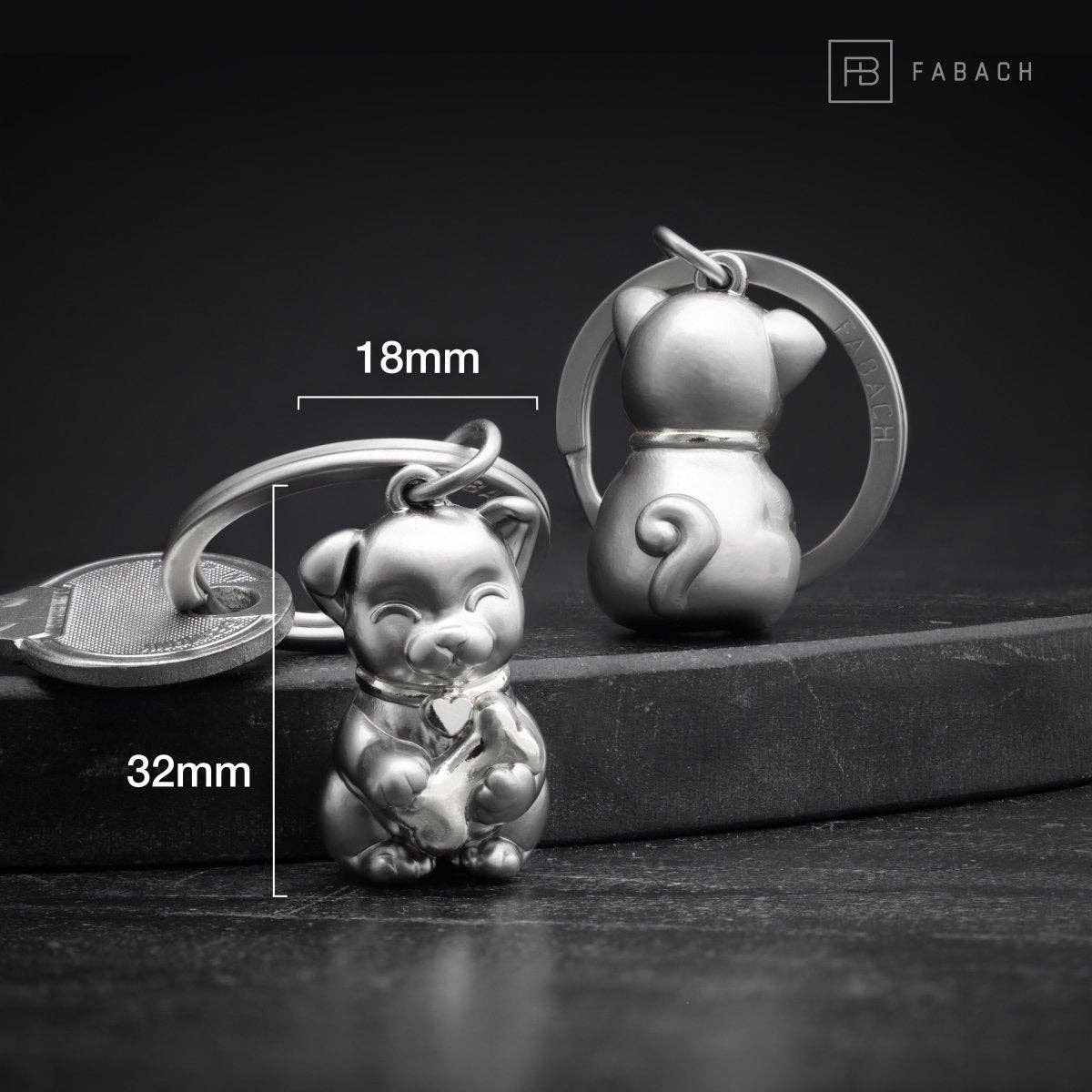 FABACH – Die Schlüsselanhänger-Schmiede - Wholesale Keychain - Unisex - “Puppy” dog keychain - cute puppy pendant - lucky charm and gift for dog lovers8