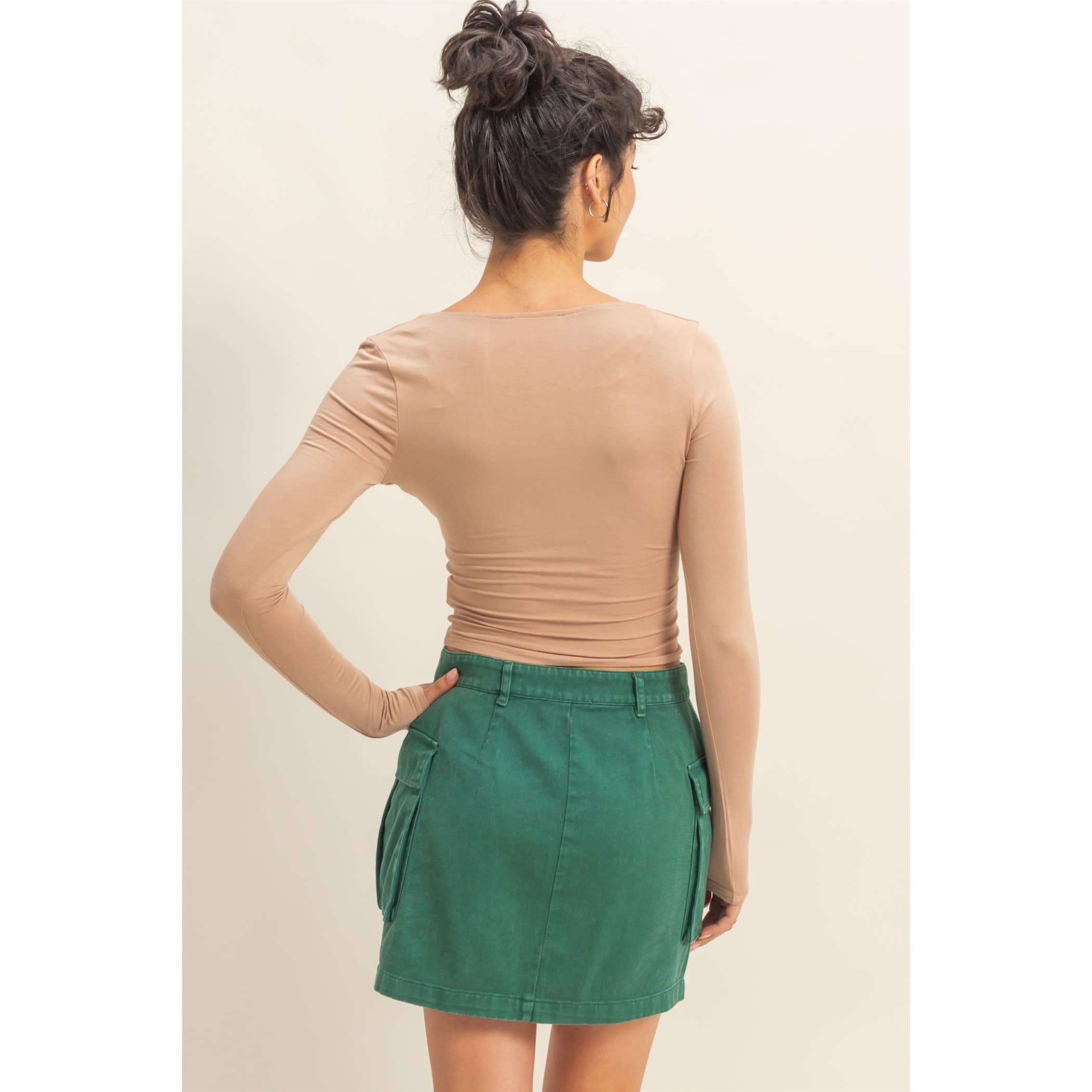 HYFVE - Wholesale Knit Top - Women's - Scoop Neck Long Sleeve Crop Top21