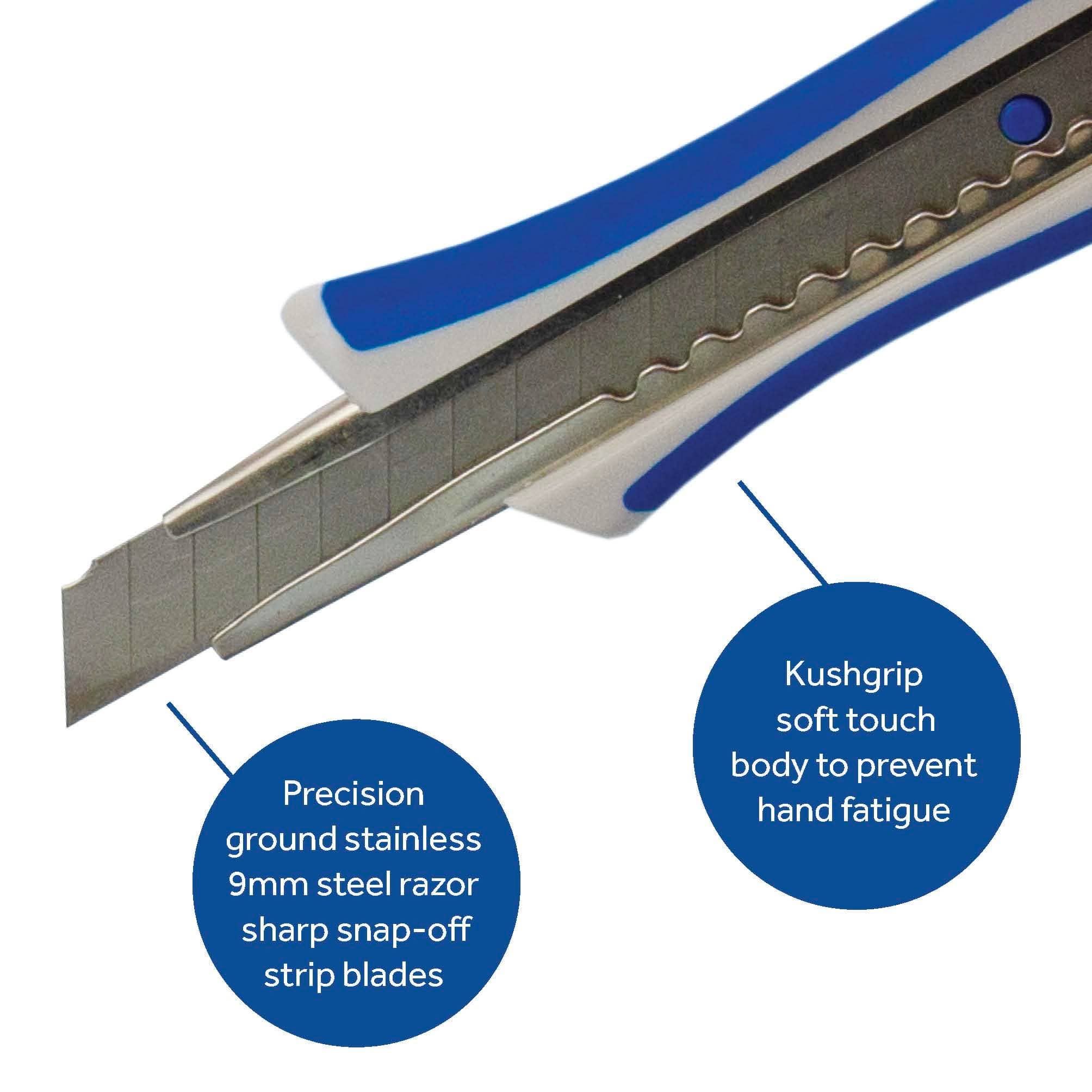 Tonic Studios - Wholesale Craft Tool - Tonic Studios - Tools - 9mm Kushgrip Craft Knife - 202e6