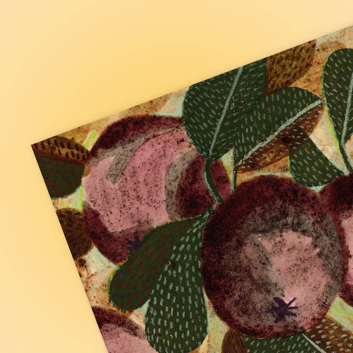 H Miller Ink Illustration Art wholesale products - Wholesale Art Print - Apple Orchard | Art Print | Rustic Wall Art & Home Decor1