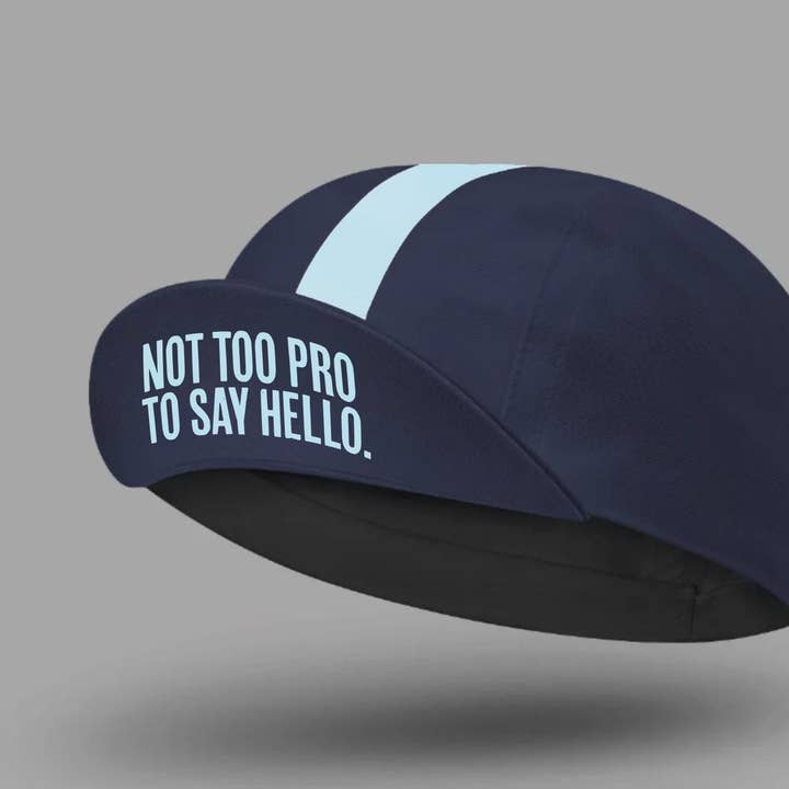 Çois Cycling Legacy – Engroshandel Baseballkasket - Unisex – Ikke for professionel til at sige hej Cykelkasket (navy)0