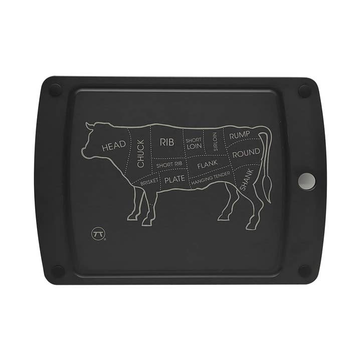 Fox Run Brands - Wholesale Cutting Board - Outset Cow Cuts Grill Cutting Board, 10.8” x 14.5” x 0.2”