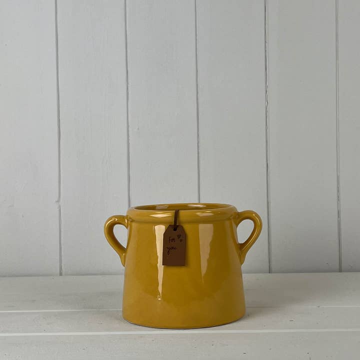 Burnt Yellow Pot for wholesale by Satchville