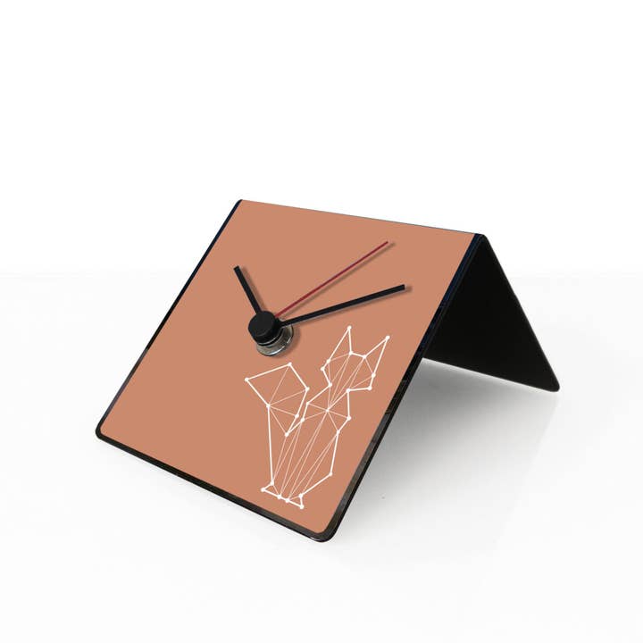 dESIGNoBJECT.it - Wholesale Desk Clock - Fox Table Clock