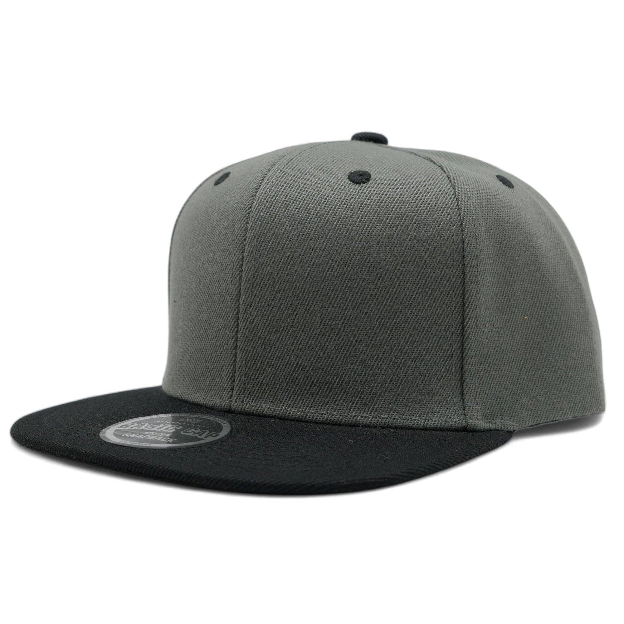 Eon Company Group, Inc - Wholesale Baseball Cap - Unisex - Blank Solid Two Tone Color Snapback Caps11