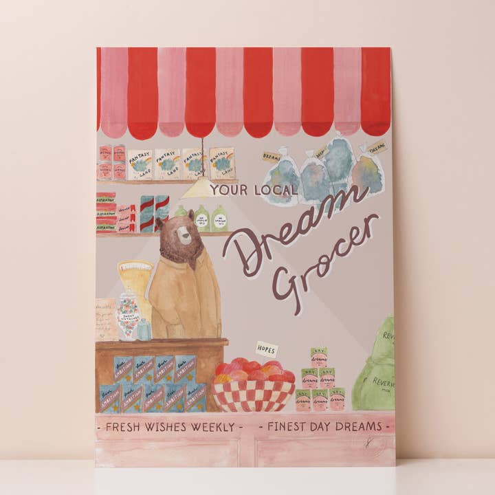 Impression de l'épicier de rêve pour la vente par Mister Peebles