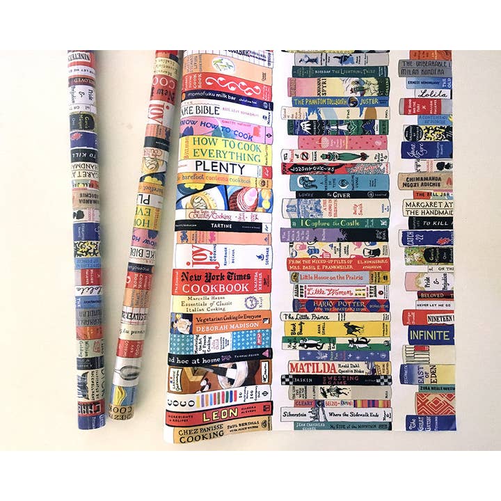 Ideal Bookshelf - Wholesale Wrapping Paper Roll - Gift Wrap Commercial Size: Classics