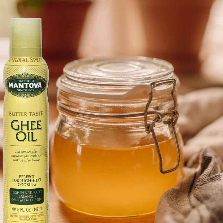 Fine Italian Food - Wholesale Cooking Oil - Mantova Butter Taste Ghee Oil Spray, 5 fl. oz.2