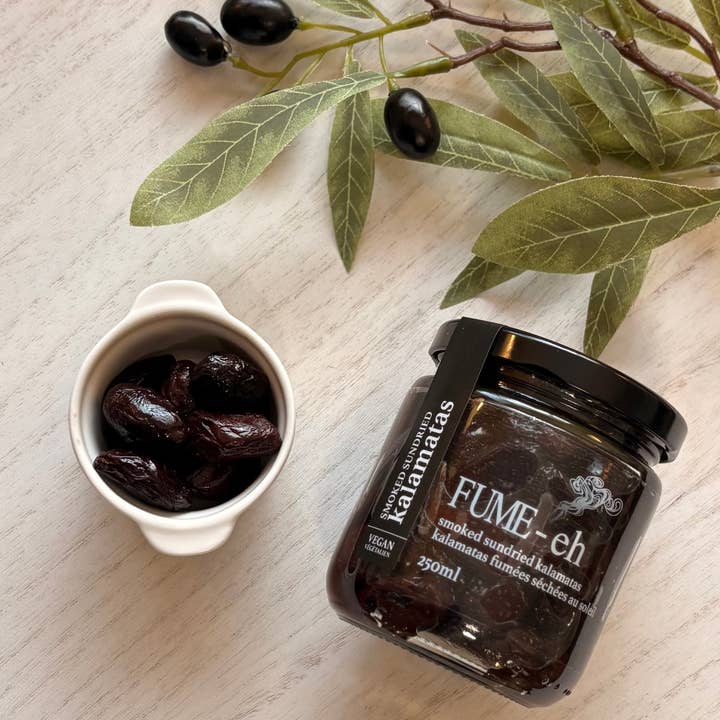 Fume-Eh Gourmet - Wholesale Olives - Smoked Sundried Kalamata Olives