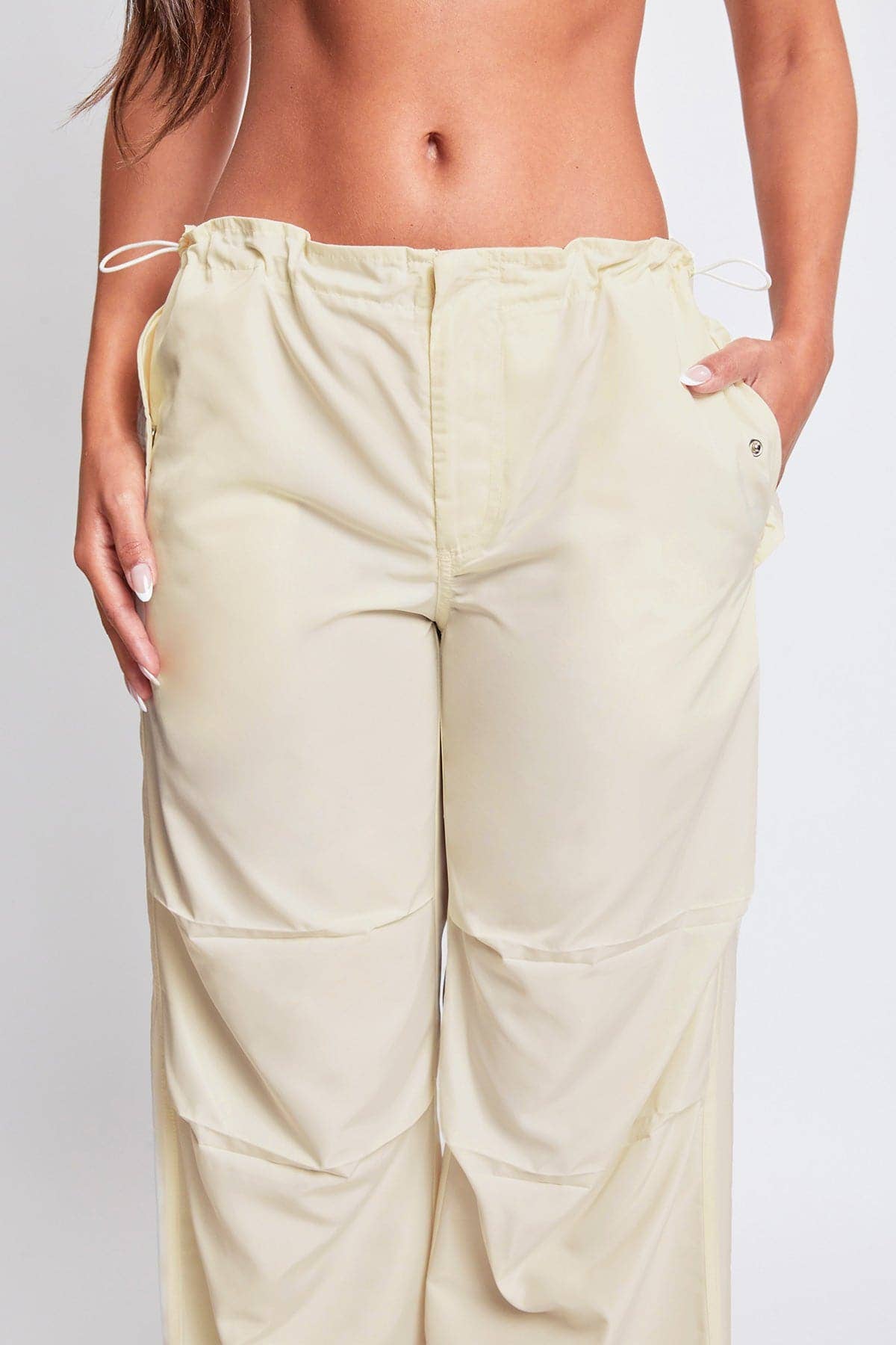 YMI - Wholesale Pants - Women's - Relaxed Nylon Parachute Pants-P1761N119