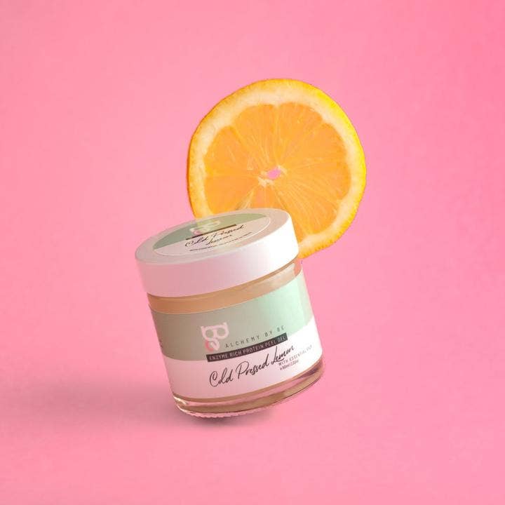 Cold Pressed Lemon Enzyme Rich Protein Peel Gel for wholesale by Alchemy by Be