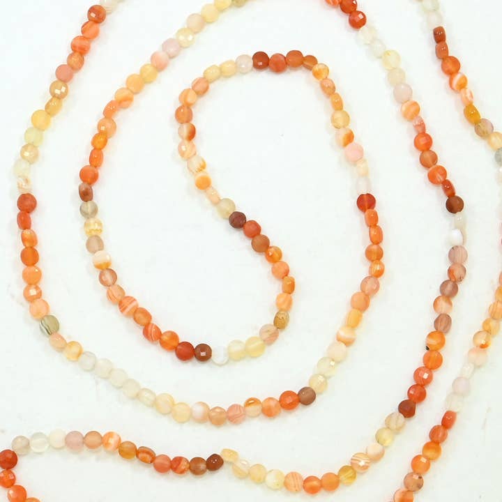 Schmuckoo Berlin - Wholesale Beaded/Pearl Necklace - Long Necklace Silver 925 Gold - Sunstone