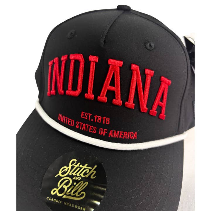 Hometown Heritage Collection Performance 5 Panel Rope Cap for wholesale by Stitch & Bill Hats