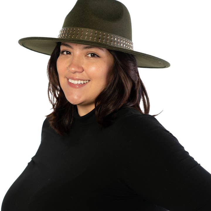 Marcus Adler - Vente Chapeau en feutre - femme - Chapeau Panama en laine mélangée4