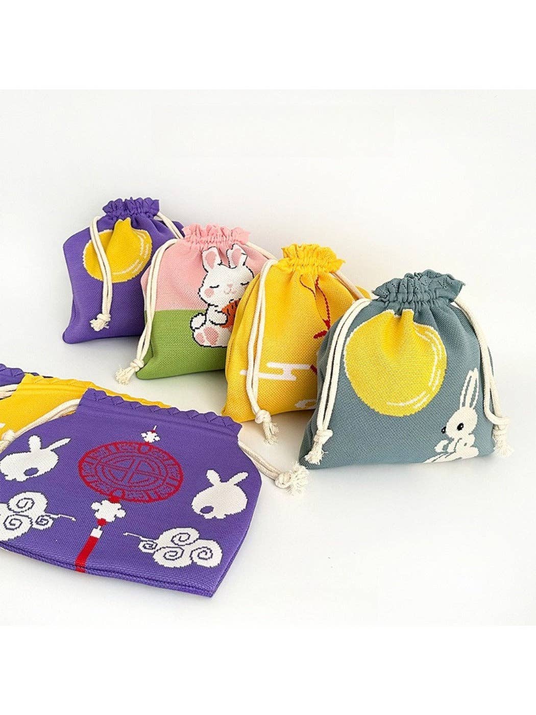 Funkyrel® Atzbranding Limited - Wholesale Drawstring Bag - Women's - Cosbai - Rabbit Pattern Cute Drawstring Bag & Purse10