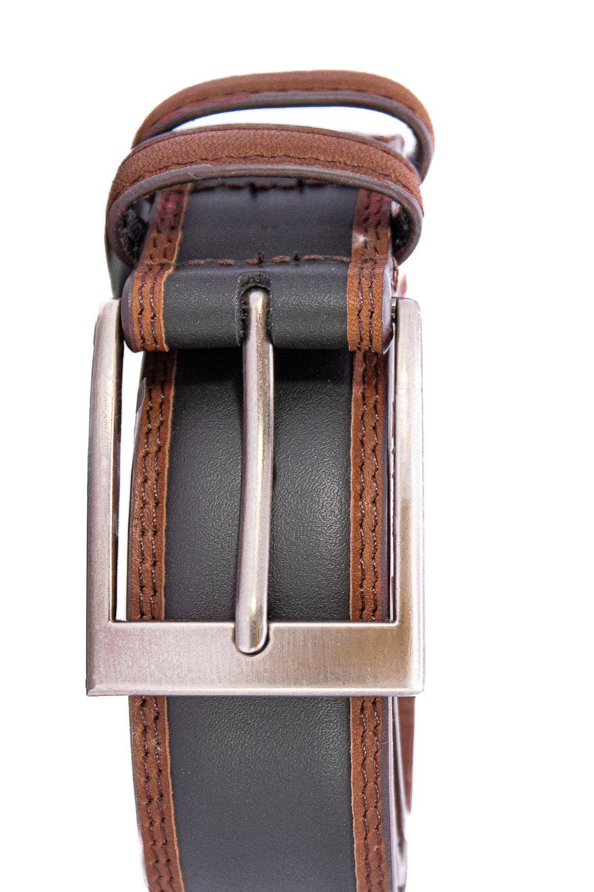 Zep-Pro - Wholesale Belt - Men's - Virginia Tech Hokies Men's Collegiate Two Tone Leather Belt.7