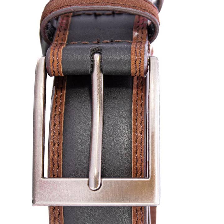 Zep-Pro - Wholesale Belt - Men's - Virginia Tech Hokies Men's Collegiate Two Tone Leather Belt.7