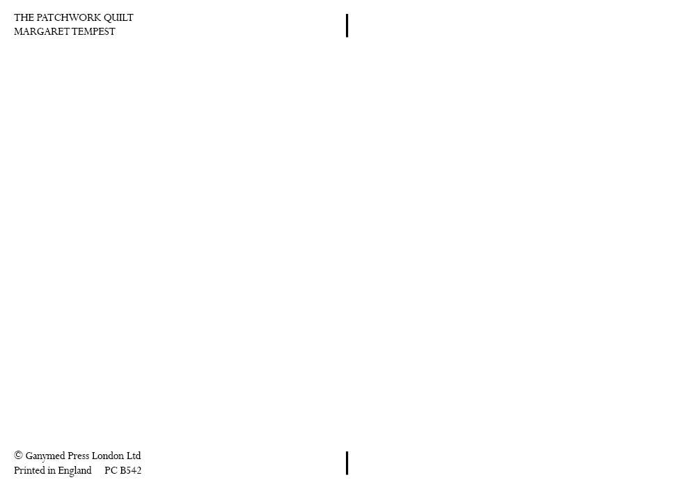 Ganymed Press - Wholesale Postcard - The Patchwork Quilt - Margaret Tempest Postcard1