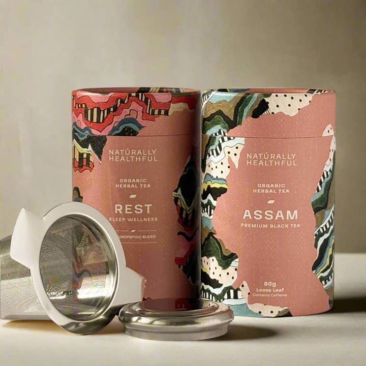 Rise & rest wellness tea duo for wholesale by Naturally Healthful