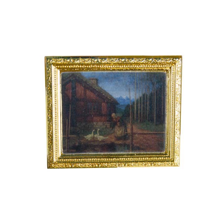 Mink - Wholesale Lapel Pin/Button - Cursed Painting from The Witches (lenticular pin)