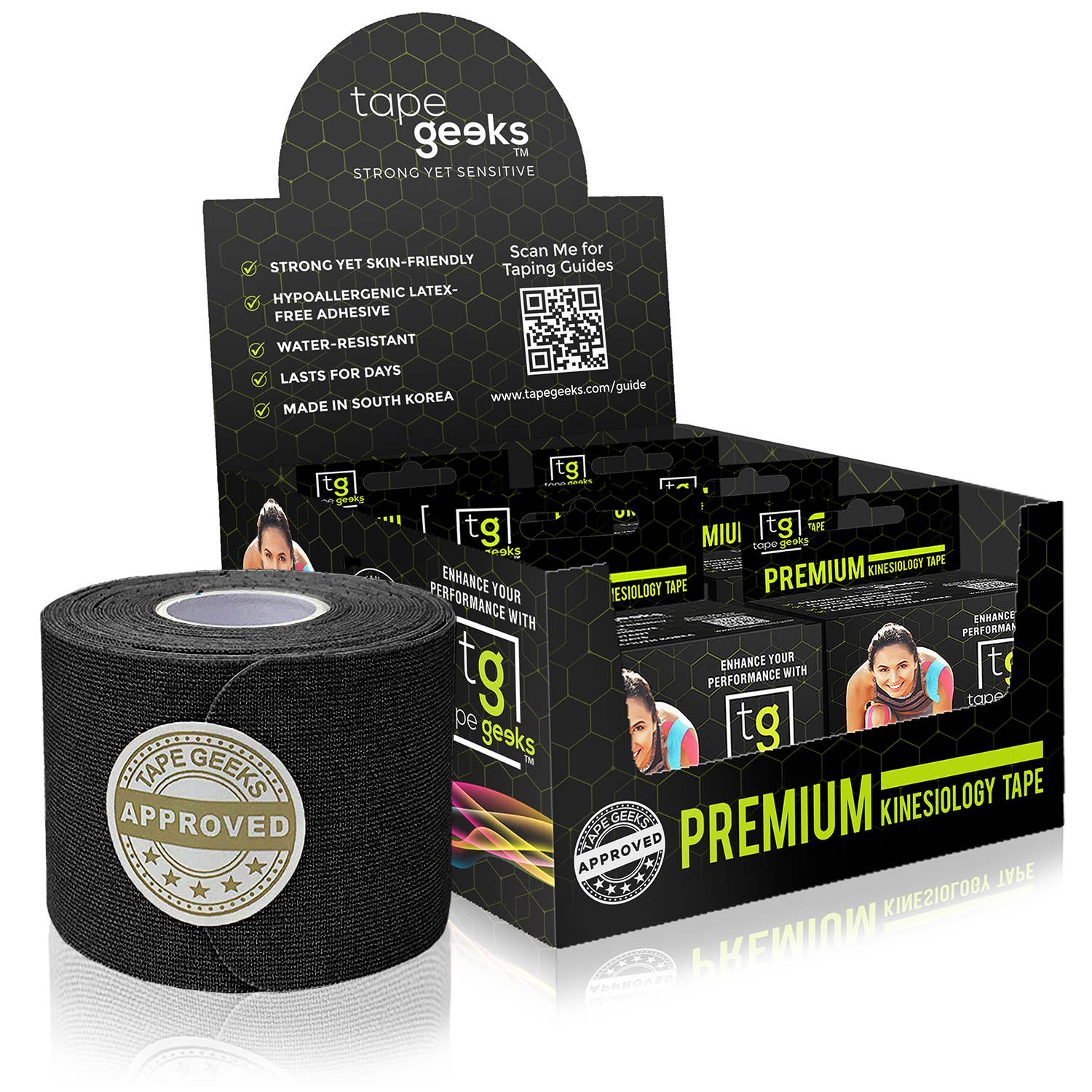 Tape Geeks - Wholesale Fitness Equipment - 6-Pack Premium Kinesiology Tape1