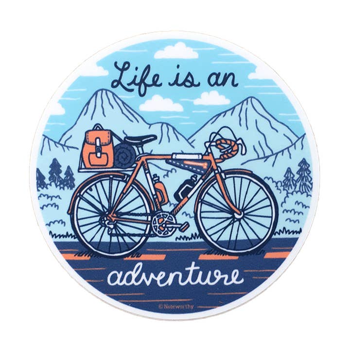 Adventure Sticker for wholesale by Noteworthy Paper & Press