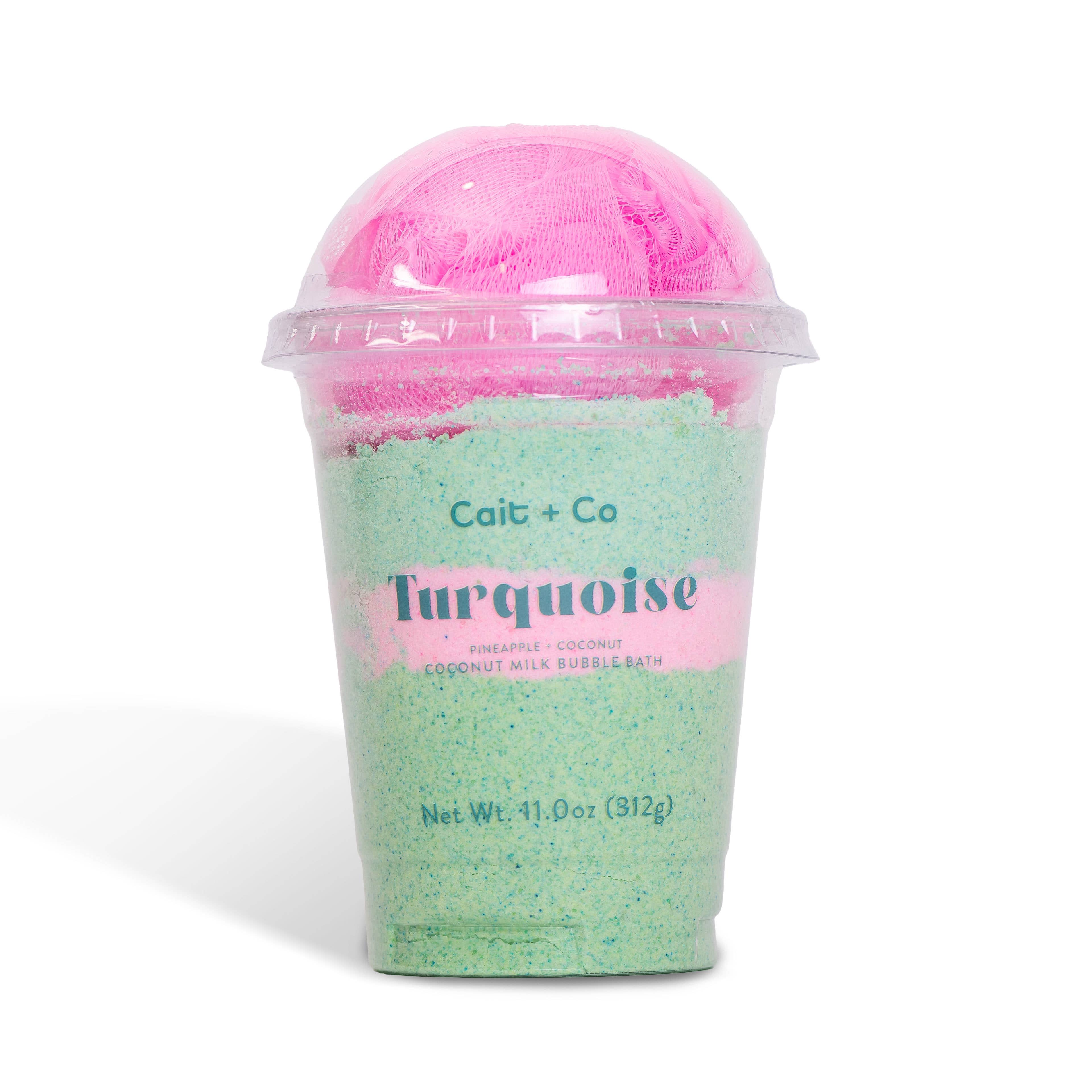 Cait + Co - Wholesale Bubble Bath - Turquoise Bubble Bath Milkshake