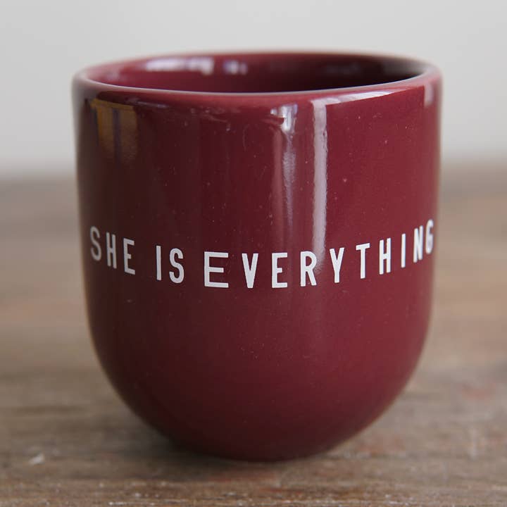 Sisi, house of style BV - Wholesale Coffee Mug - Sisi mug, She is everything 0