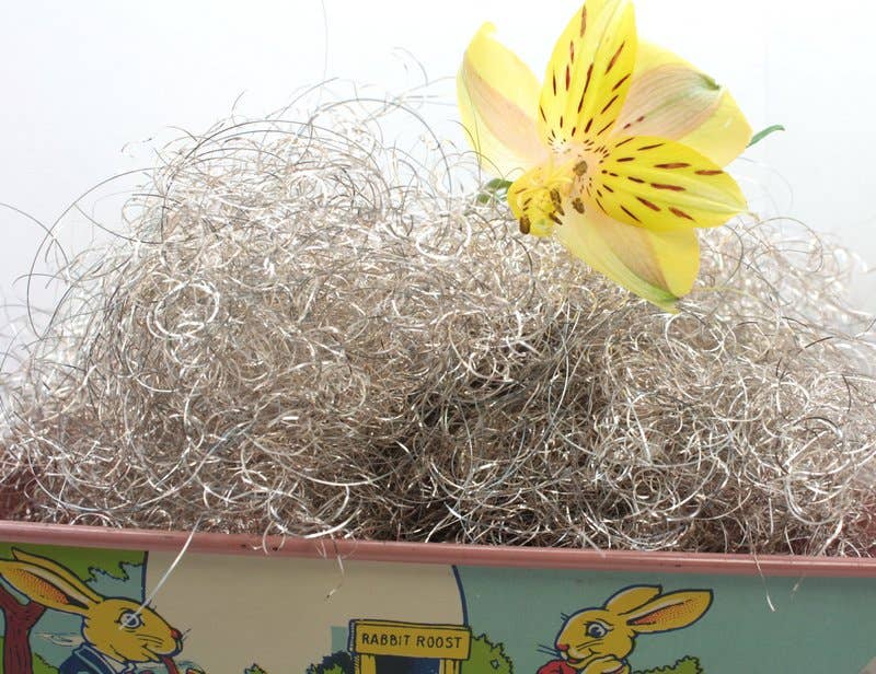 Meyer Imports - Wholesale Craft Supplies - Silver - Curly German Lametta - 216-50343