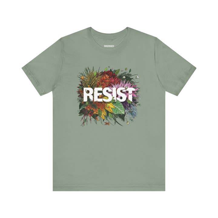 Transpainter - Wholesale Screen Printed T-Shirt - Unisex - RESIST TeeShirt | Resist TShirts | No Kings Protest Apparel | Resist Facism