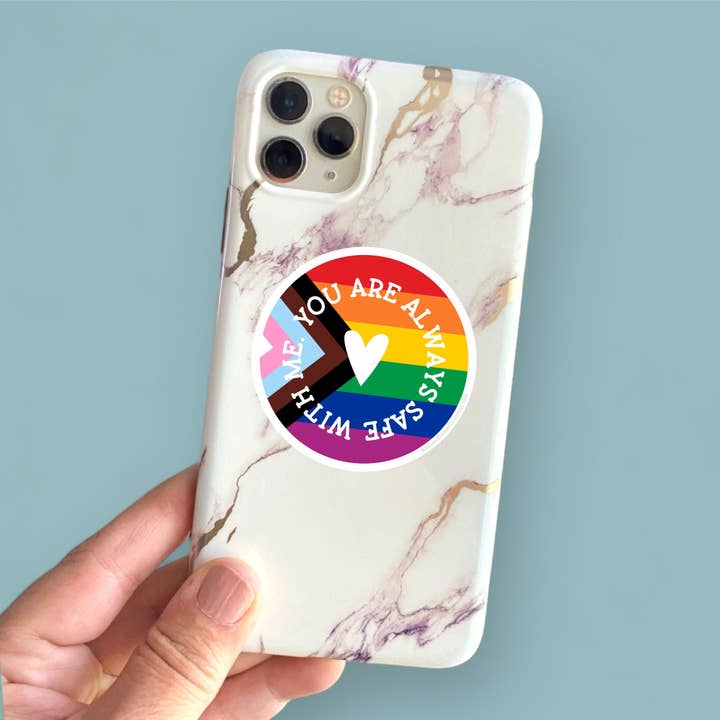 Anthem Sticker Company - Wholesale Sticker - you are always safe with me small sticker