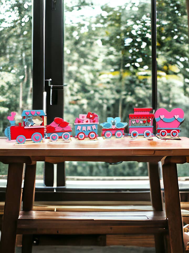 Valentine Cupid Train DIY Kit for wholesale by Rustic Home Co LLC