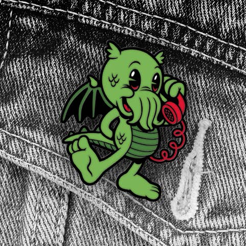 Harebrained! - Wholesale Lapel Pin/Button - Call of Cthulhu Enamel Pin