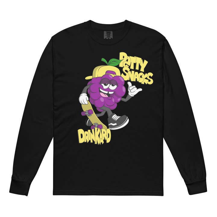 Petty Snacks Crew: John Drinkard Longsleeve for wholesale by Petty Snacks
