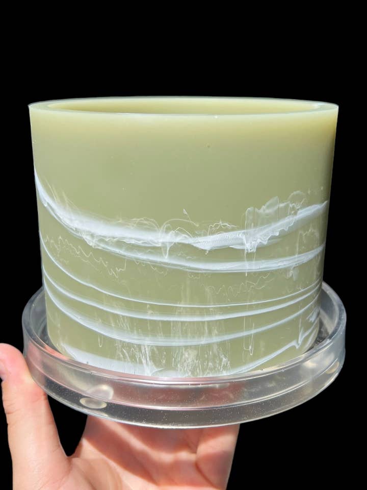 Plant Pot - sage green | white - Neutral Pastel for wholesale by Terrestrial