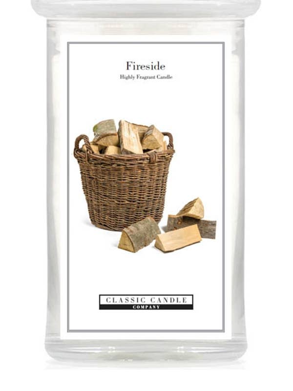 Fireside 2 Wick grote pot voor wholesale door Classic Candle Company Ltd