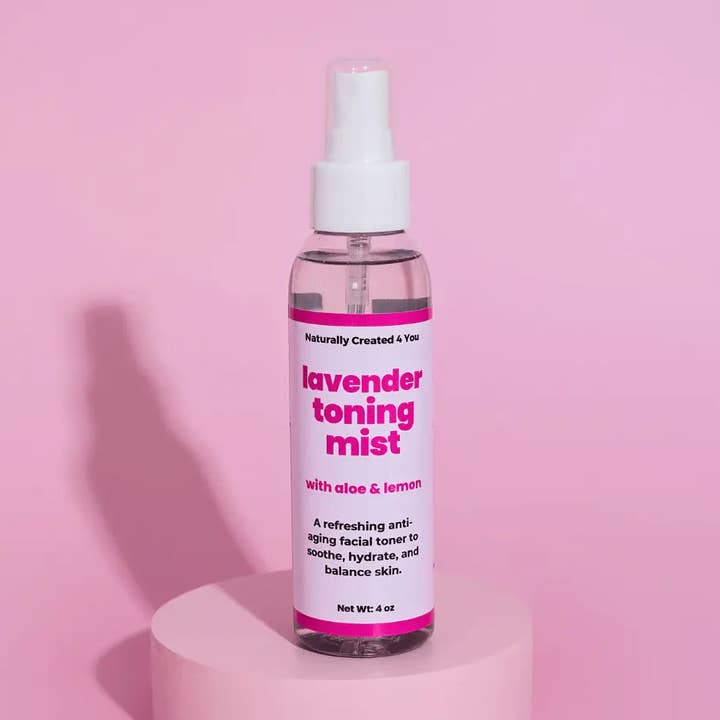 Lavender Toning Mist - 4 oz for wholesale by Naturally Created 4 You