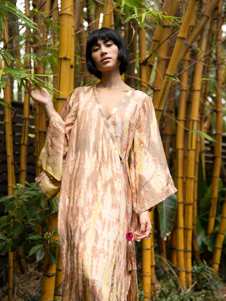 Mandarin Kimono - Beige for wholesale by Naylila