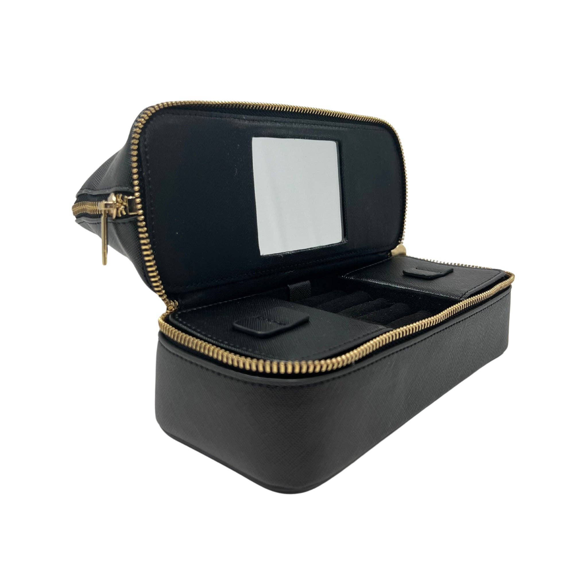 YOUZEY - Wholesale Makeup/Cosmetic Bag - Jetsetter - The Curved Cosmetic Bag with Jewelry Organizer7