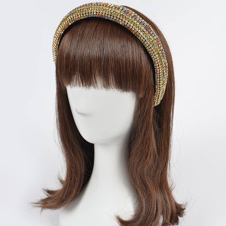 Cerchietto in pietra multicolore per la vendita all'ingrosso da parte di 3AM BY H&D ACCESSORIES