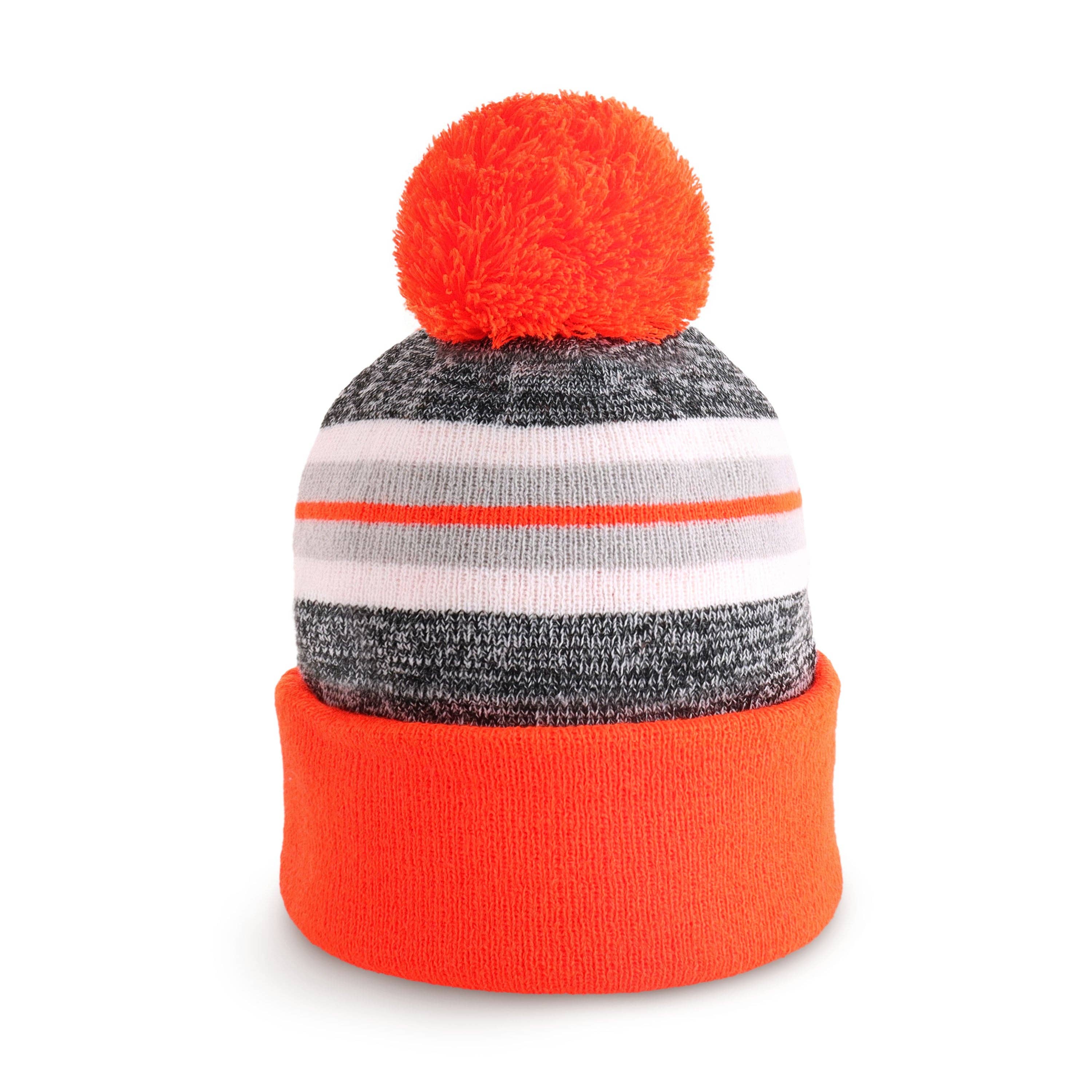 ChoKoLids - Vendita all'ingrosso Berretto - Donna - Berretto sportivo con pompon a righe CHOK.LIDS28