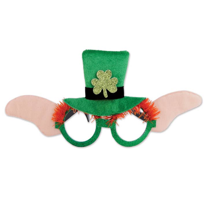 Leprechaun Glasses, One Size Fits Most for wholesale by Beistle