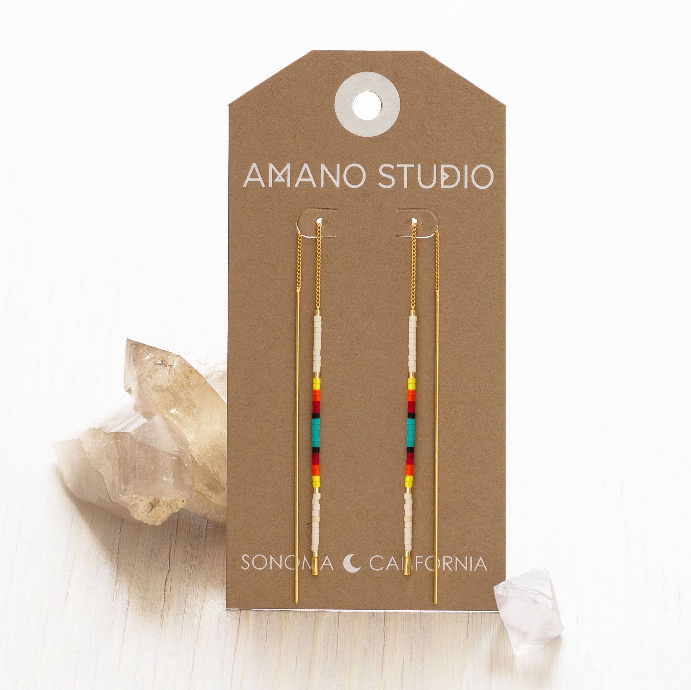Amano Studio – wholesale Dangle earrings – Miyuki Seed Bead Threader Earrings3