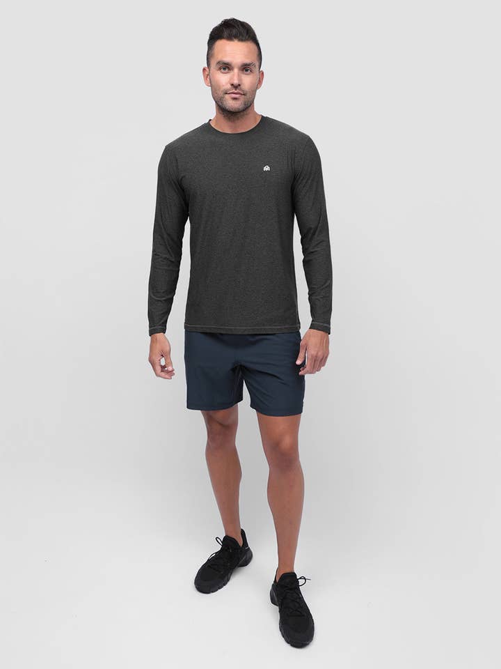 INTO THE AM - Wholesale T-Shirt - Men's - Men's Long Sleeve Active Tee Shirt for Fitness, Gym, Running23