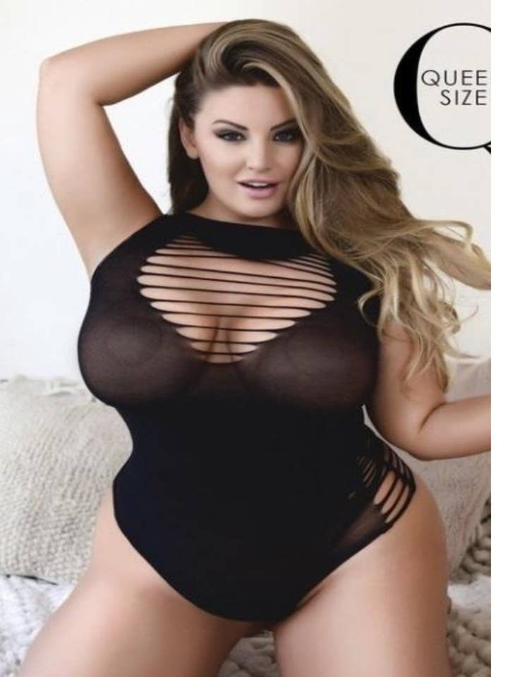Body de red de talla grande para venta al por mayor de ImMore CurVy Boutique